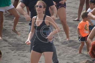 Clases magistrales de Zumba y Body Combat en Melenara (Foto TA)